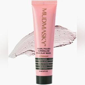 New Mudmasky Pearl Polish Superglow Pink Clay Mask, 2 fl oz​